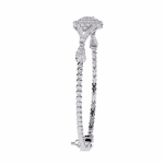 1 Carat Baguette Cluster Diamond Bracelet - Image 3