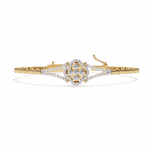 0.5 Carat Round Cluster Diamond Bracelet - Image 6