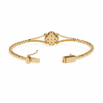 0.5 Carat Round Cluster Diamond Bracelet - Image 10