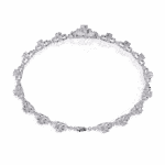 2.25 Carat Graduated Round Diamond Bracelet - Image 3