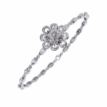 2 Carat Floral Bloom Diamond Bracelet - Image 2