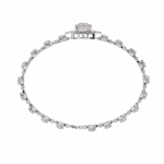 2 Carat Floral Bloom Diamond Bracelet - Image 3