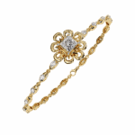 2 Carat Floral Bloom Diamond Bracelet - Image 6