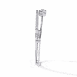 2.25 Carat Four Stone Diamond Bangle - Image 3