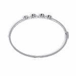 2.25 Carat Four Stone Diamond Bangle - Image 4