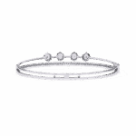 2.25 Carat Four Stone Diamond Bangle - Image 5