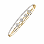 2.25 Carat Four Stone Diamond Bangle - Image 7