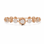 1.25 Carat Halo Cluster Diamond Bracelet - Image 11