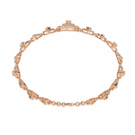 1.25 Carat Halo Cluster Diamond Bracelet - Image 14