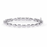 13.75 Carat Multi-Cut Diamond Tennis Bracelet - Image 5
