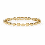 13.75 Carat Multi-Cut Diamond Tennis Bracelet - Image 10