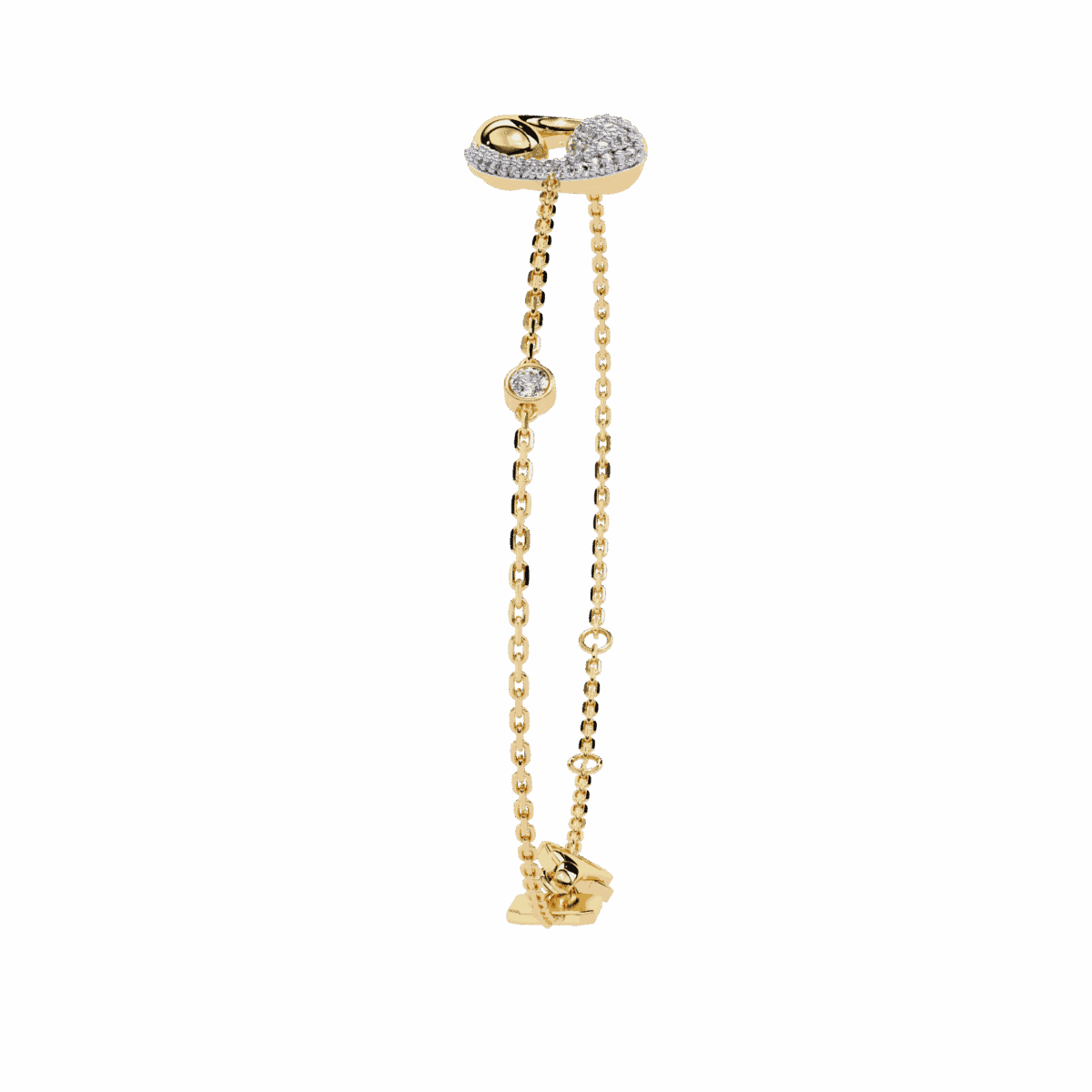 0.3 Carat Petite Bloom Diamond Bracelet  Image 8