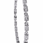 0.5 Carat Dual Line Diamond Tennis Bracelet - Image 2