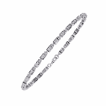 0.5 Carat Dual Line Diamond Tennis Bracelet - Image 3