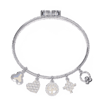 0.9 Carat Multi-Charm Diamond Bangle - Image 4