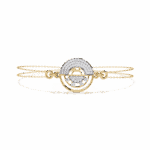 0.4 Carat Halo Orbit Diamond Bracelet - Image 6