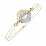 0.4 Carat Halo Orbit Diamond Bracelet - Image 7