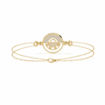 0.4 Carat Halo Orbit Diamond Bracelet - Image 10