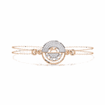 0.4 Carat Halo Orbit Diamond Bracelet - Image 11