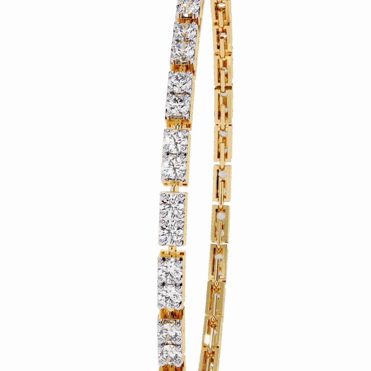 2.25 Carat Round Diamond Tennis Bracelet  Image 6