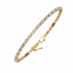 2.25 Carat Round Diamond Tennis Bracelet - Image 7