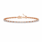 2.25 Carat Round Diamond Tennis Bracelet - Image 9