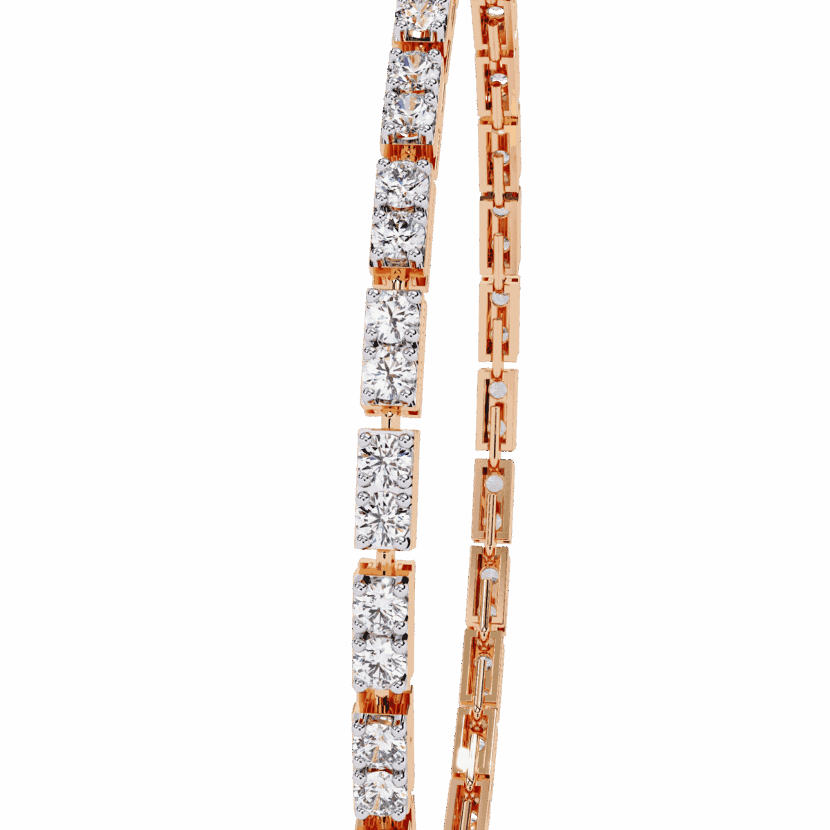 2.25 Carat Round Diamond Tennis Bracelet  Image 10