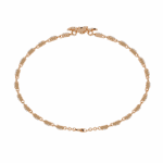 0.4 Carat Flower Round Diamond Tennis Bracelet - Image 14