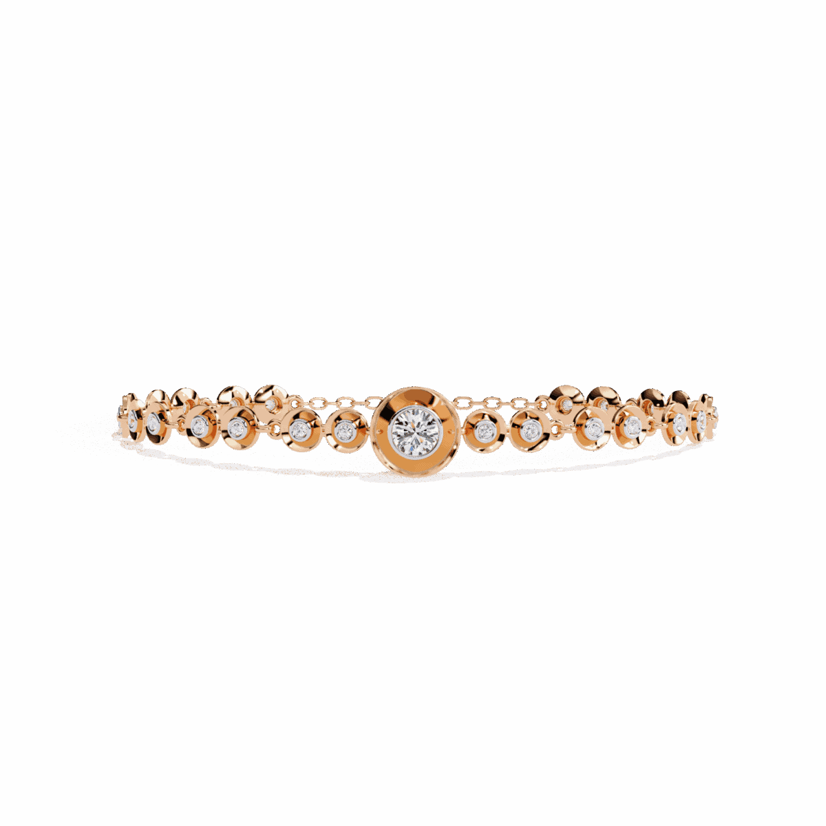 0.2 Carat Endless Round Diamond Tennis Bracelet  Image 11