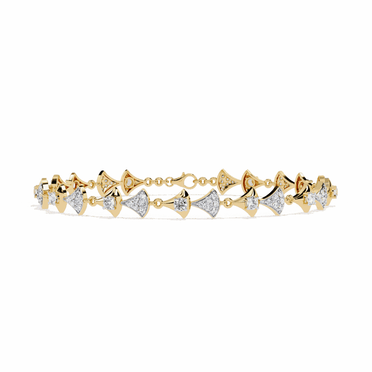 1.25 Carat Harmony TriRow Diamond Tennis Bracelet  Image 6