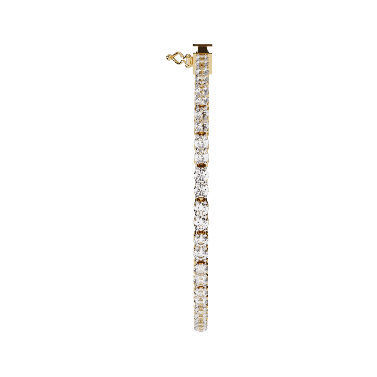 4 Carat Heritage Round Diamond Tennis Bracelet  Image 6
