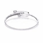 0.7 Carat Open Pear Cascade Diamond Cuff - Image 4