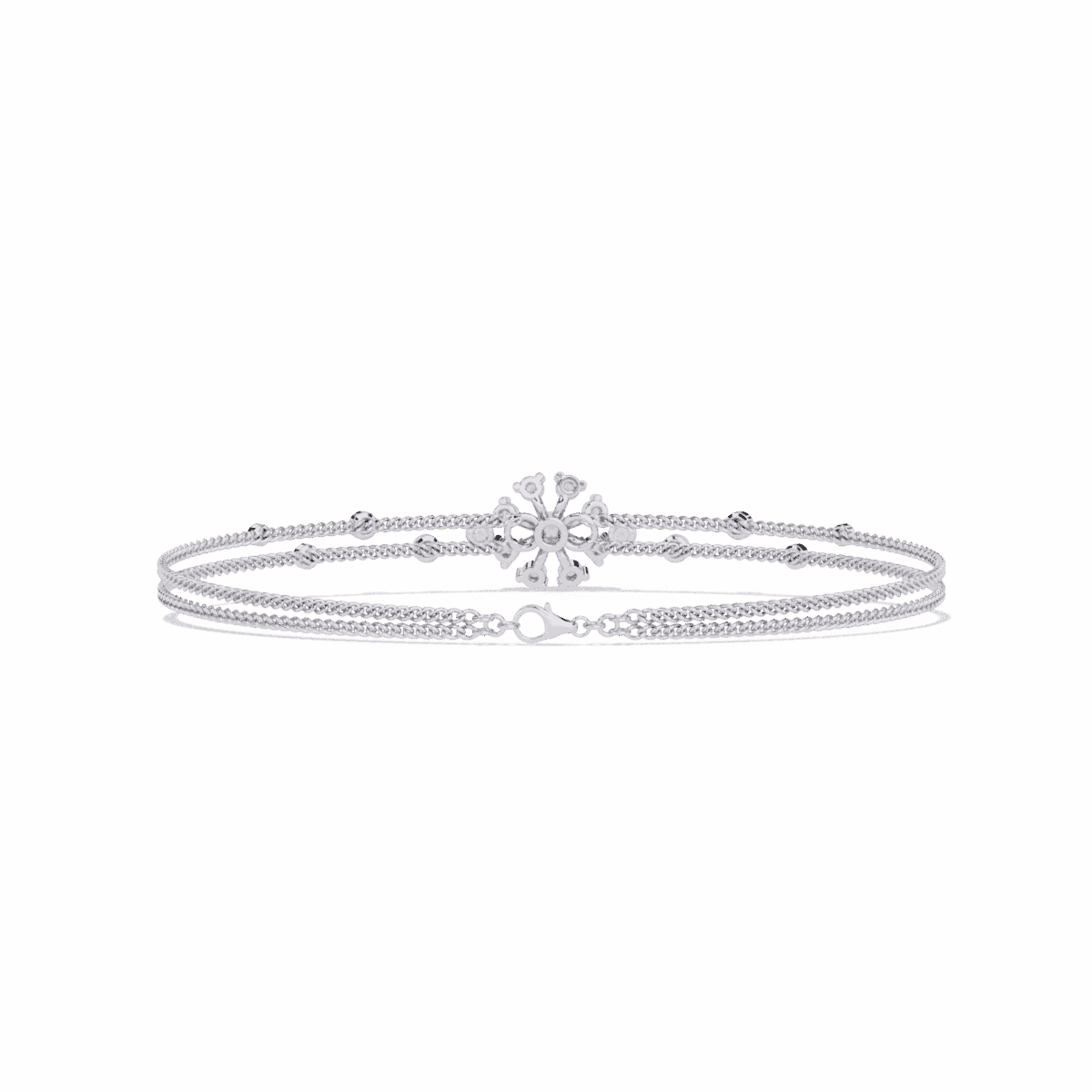 0.5 Carat Solitaire Charm Diamond Bracelet  Image 5