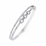 0.9 Carat Interlink Diamond Bangle - Image 2
