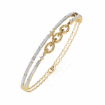 0.9 Carat Interlink Diamond Bangle - Image 8