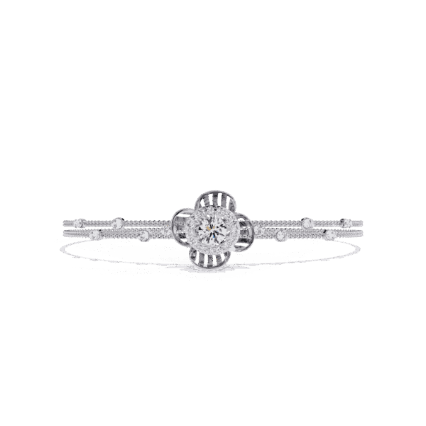 0.9 Carat Solitaire Center Diamond Bracelet