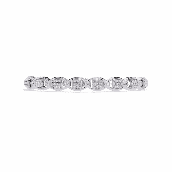 0.9 Carat Art Deco Line Diamond Bracelet