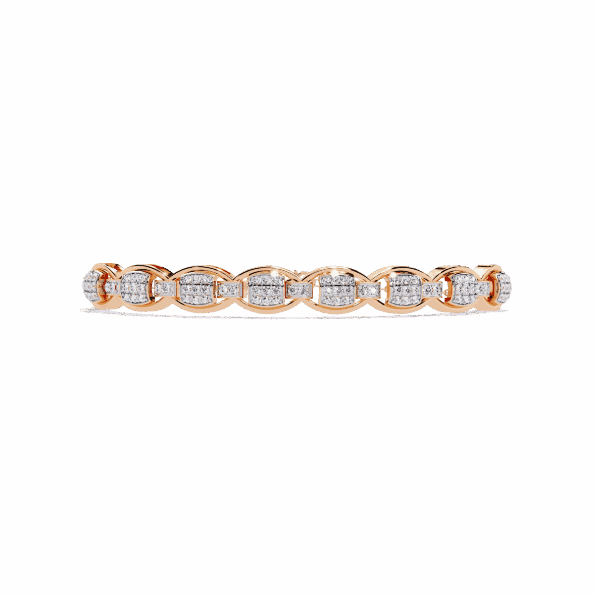 0.9 Carat Art Deco Line Diamond Bracelet  Image 11