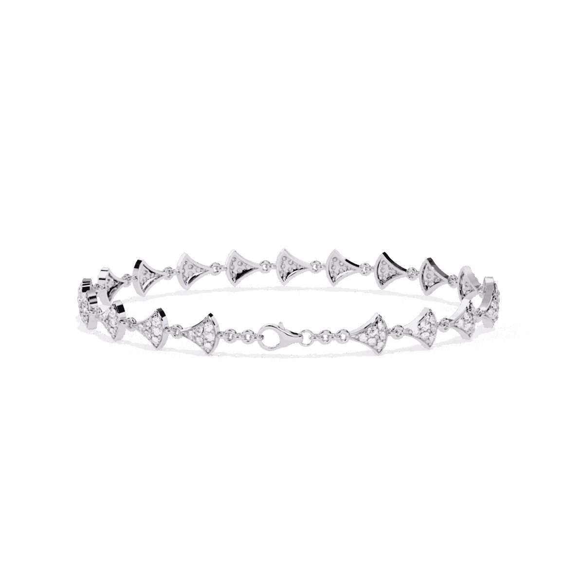 1 Carat Trio Round Diamond Tennis Bracelet  Image 5