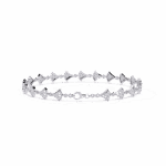 1 Carat Trio Round Diamond Tennis Bracelet - Image 5