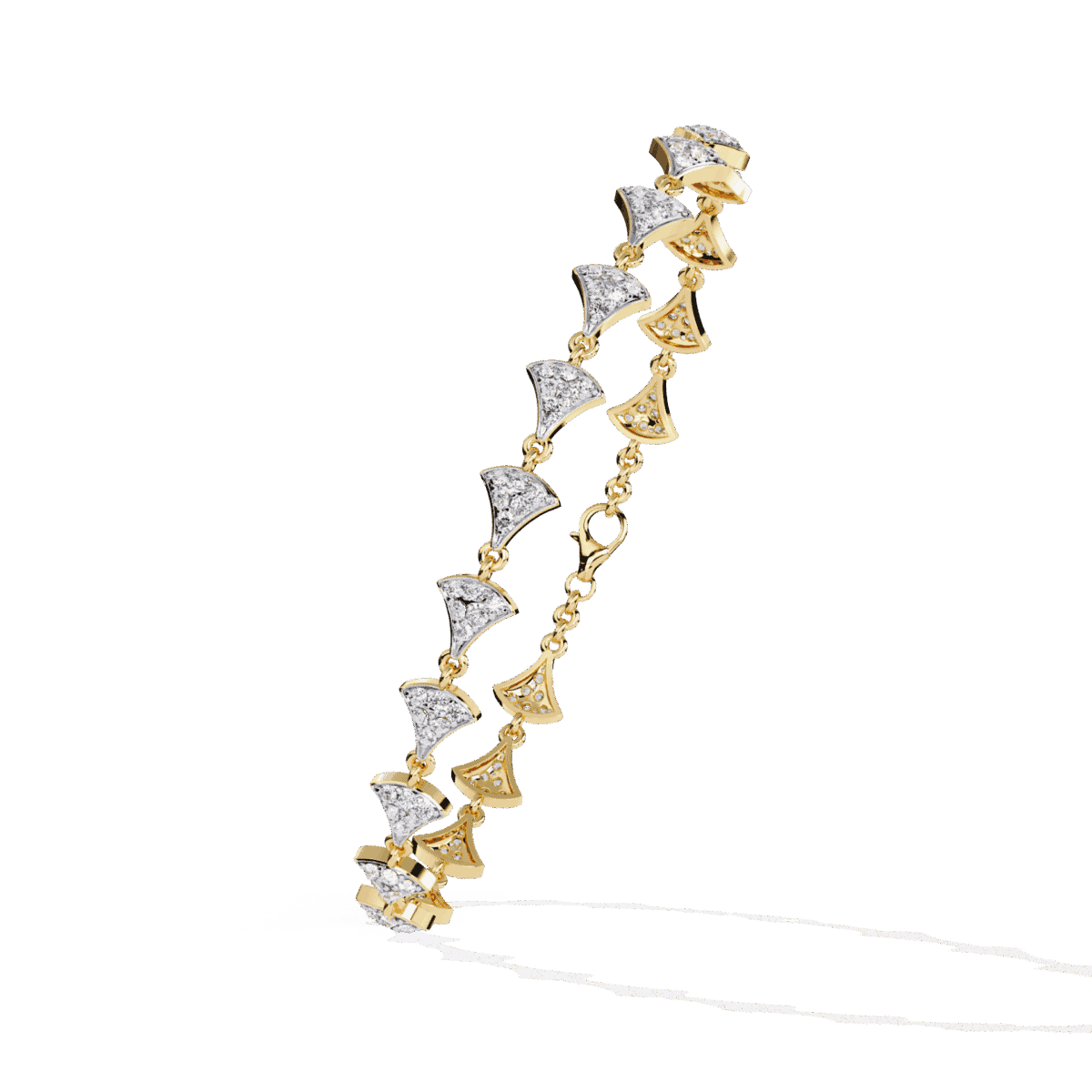 1 Carat Trio Round Diamond Tennis Bracelet  Image 8