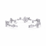 2.5 Carat Mixed-Cut Diamond Bangle - Image 5