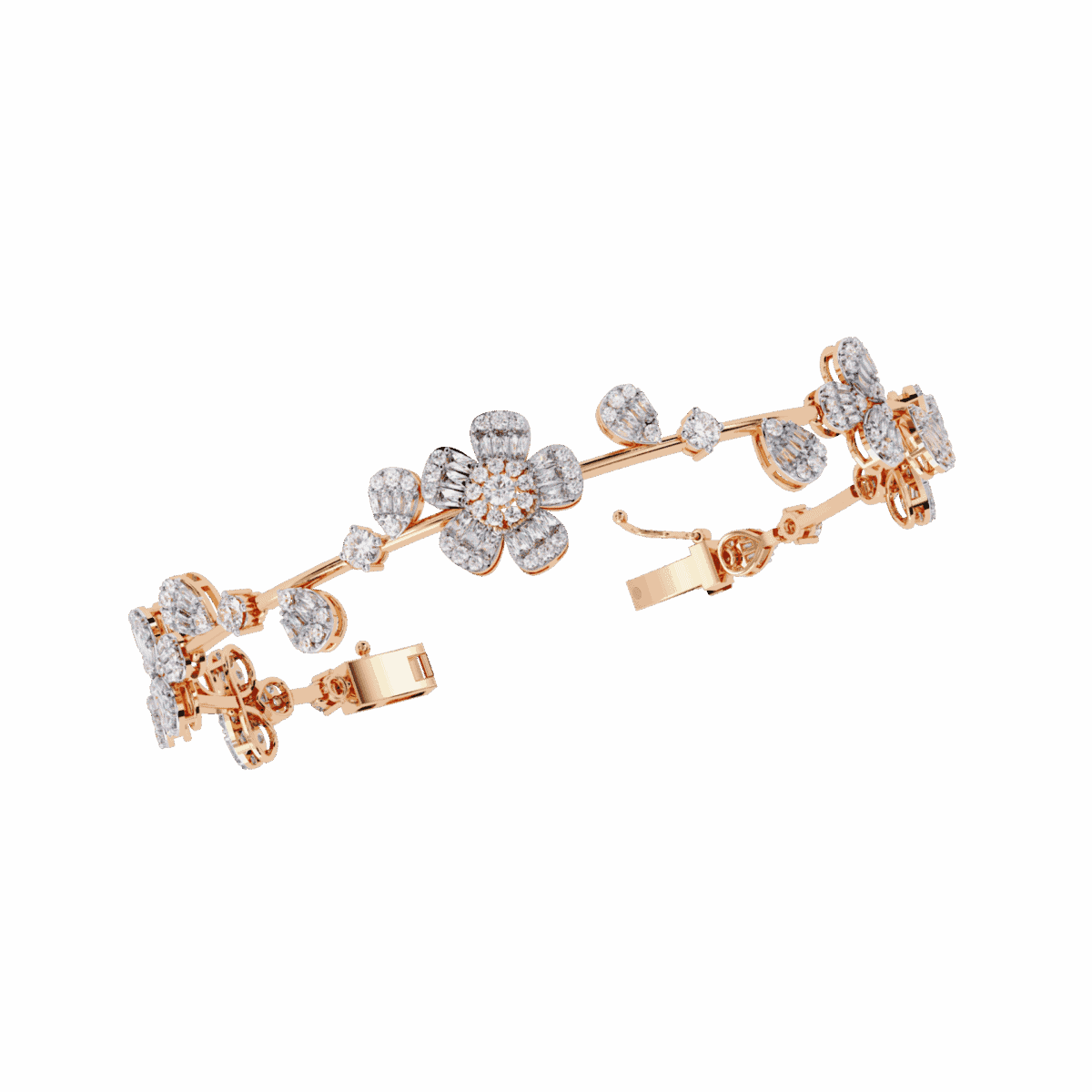 2.5 Carat MixedCut Diamond Bangle  Image 12