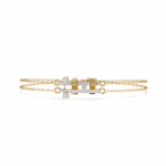 0.3 Carat Baguette Line Diamond Bracelet - Image 6