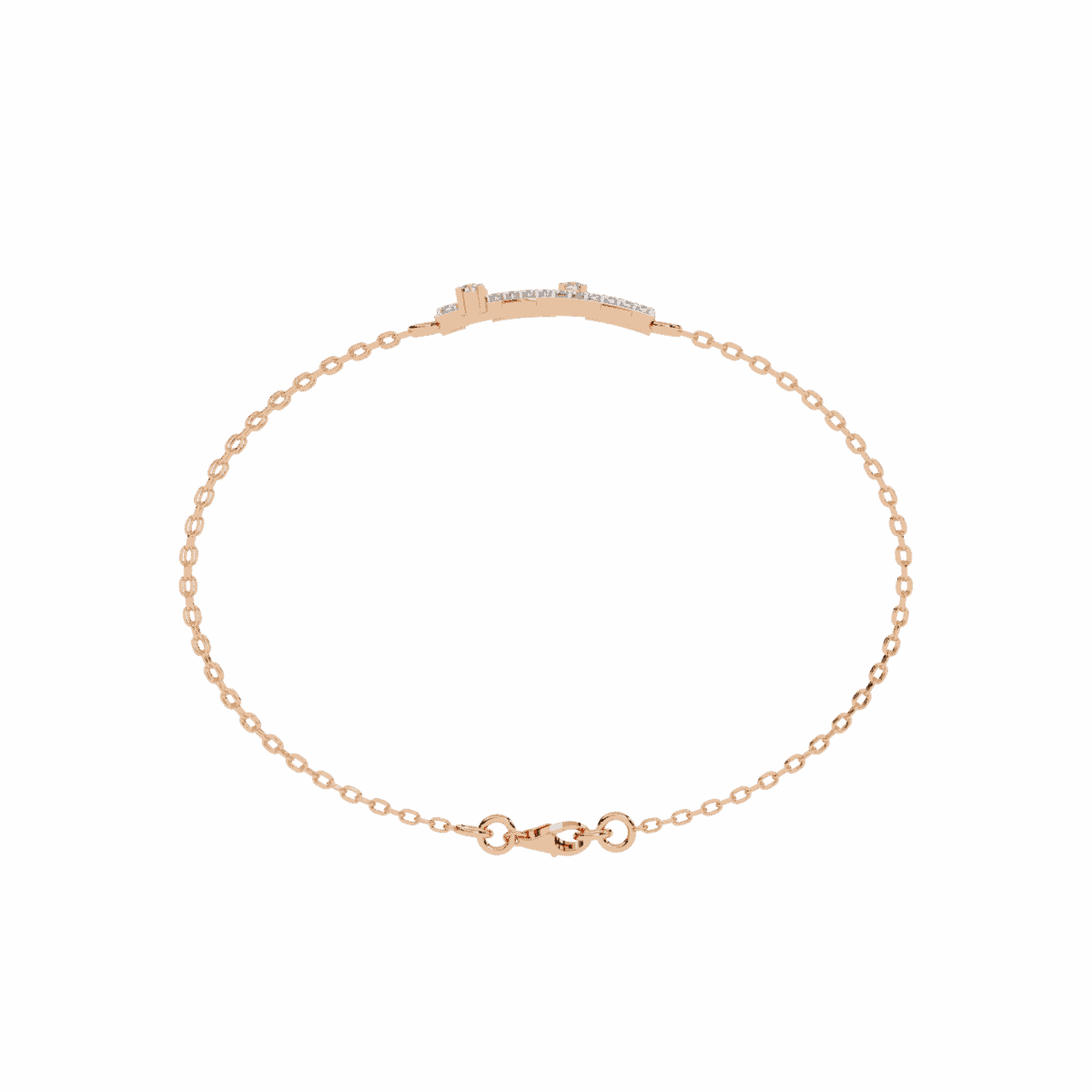 0.3 Carat Baguette Line Diamond Bracelet  Image 14