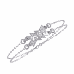 0.3 Carat Dual Chain Star Diamond Bracelet - Image 2