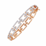 2.25 Carat Geometric Link Diamond Bracelet - Image 10