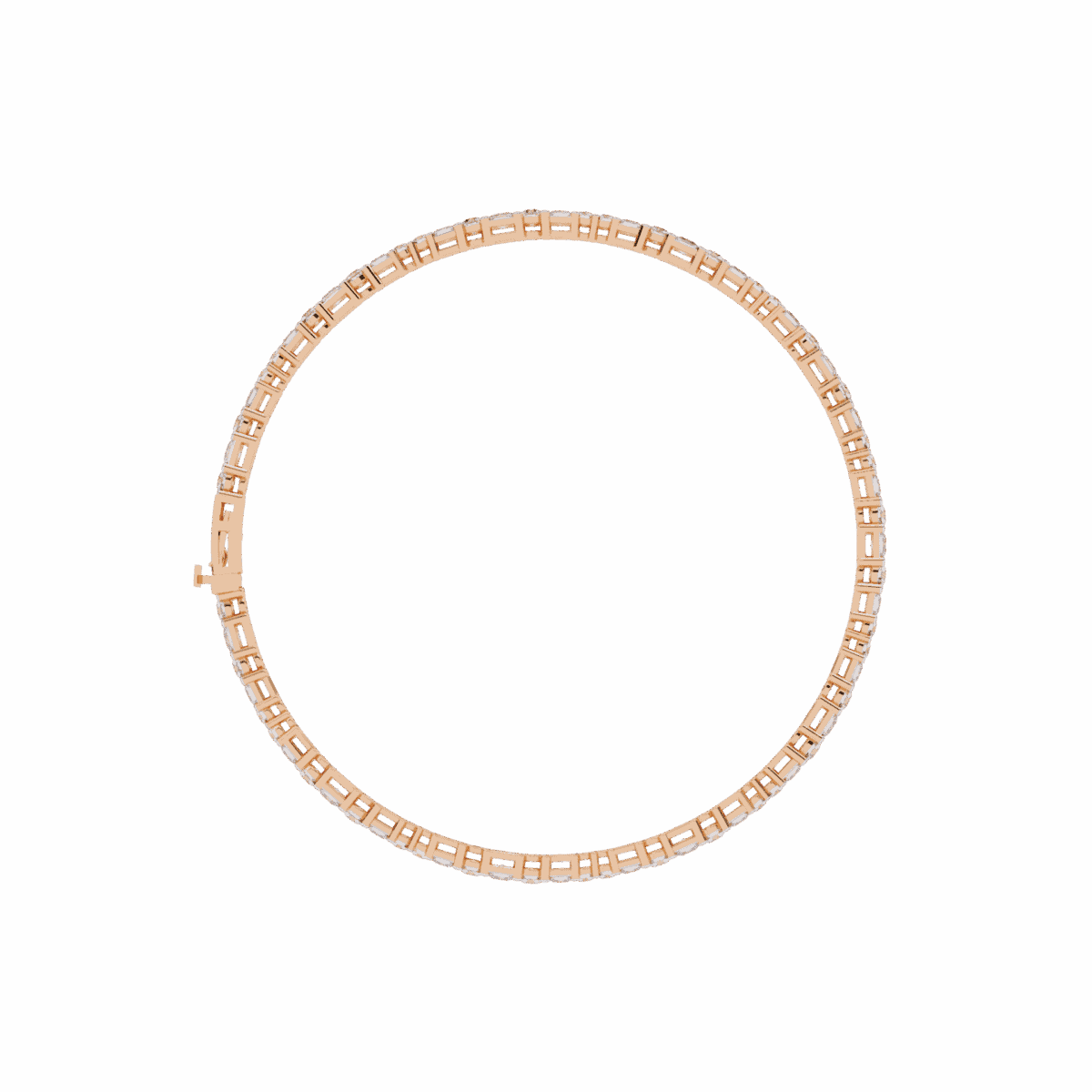 2 Carat Princess Cut Diamond Tennis Bracelet  Image 12