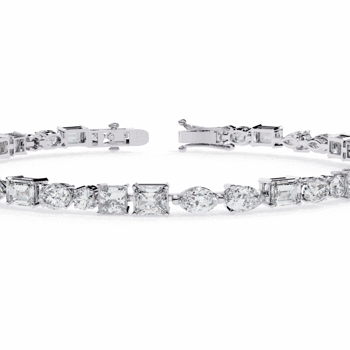 4.5 Carat MultiCut Signature Diamond Tennis Bracelet  Image 2