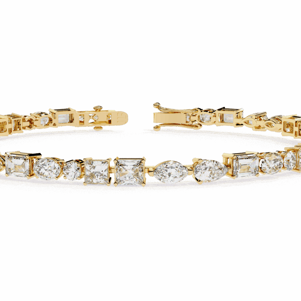4.5 Carat MultiCut Signature Diamond Tennis Bracelet  Image 6